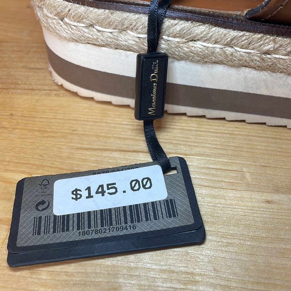 Massimo Dutti leather sandals size 10 - Picture 5 of 16
